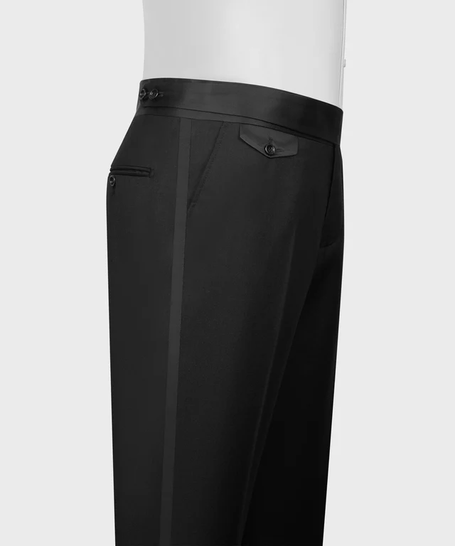 Pantalon de smoking noir