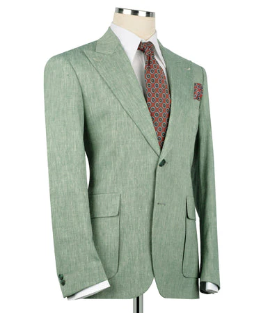 Costume en lin classique - Vue 2