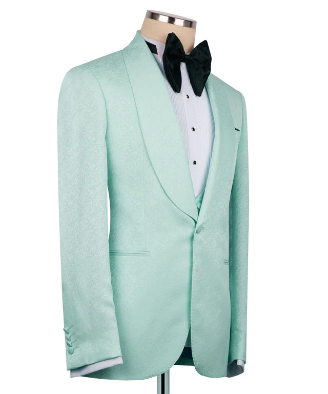 Smoking gilet vert - Vue 3