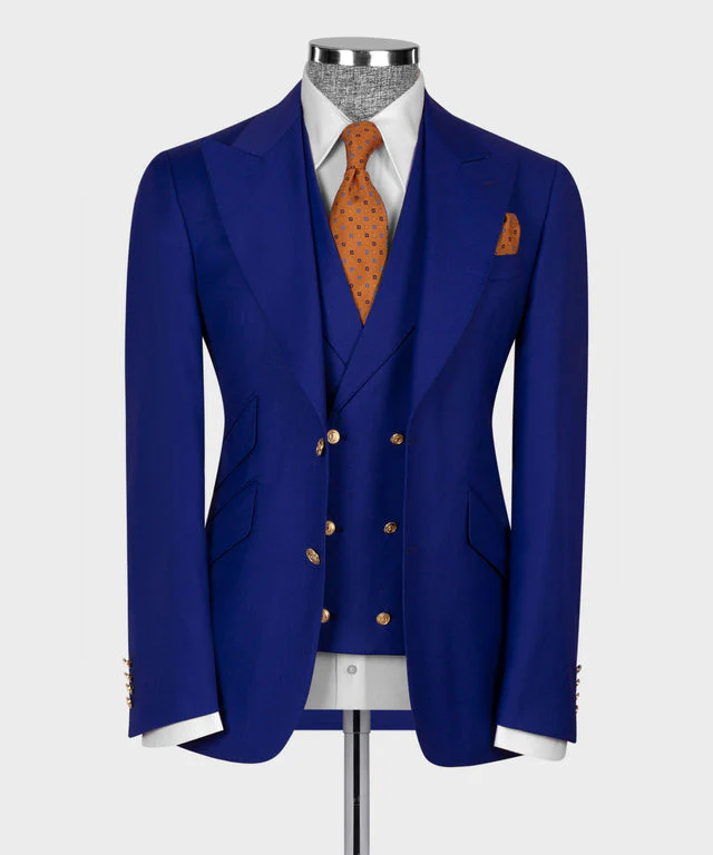 Costume grande taille avec gilet classique