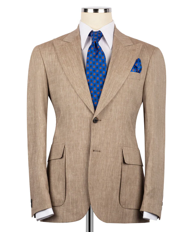 Costume classique en lin