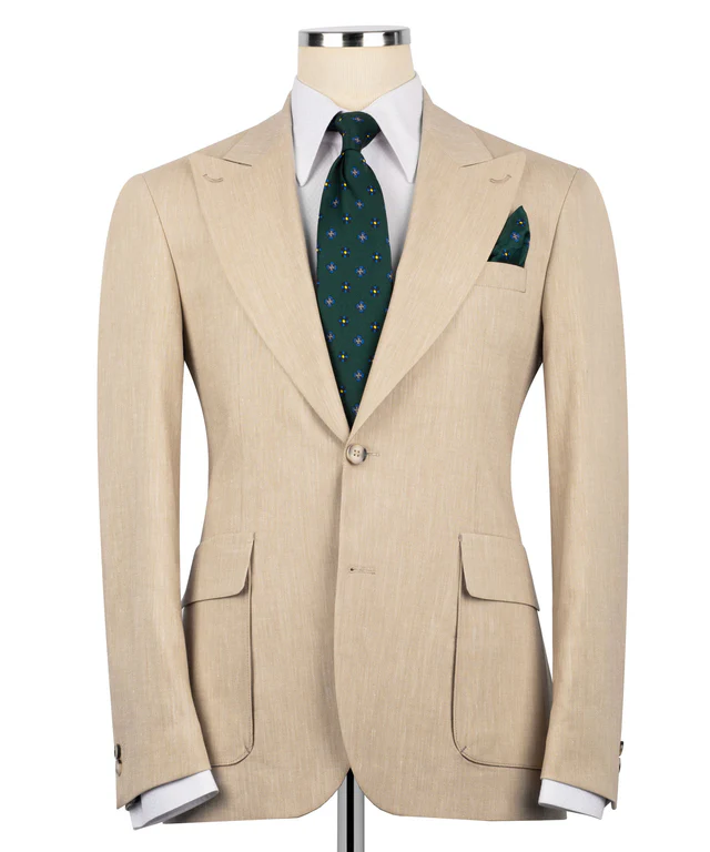 Costume classique en lin