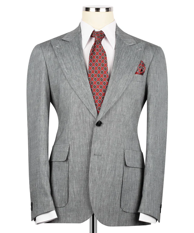 Costume classique en lin